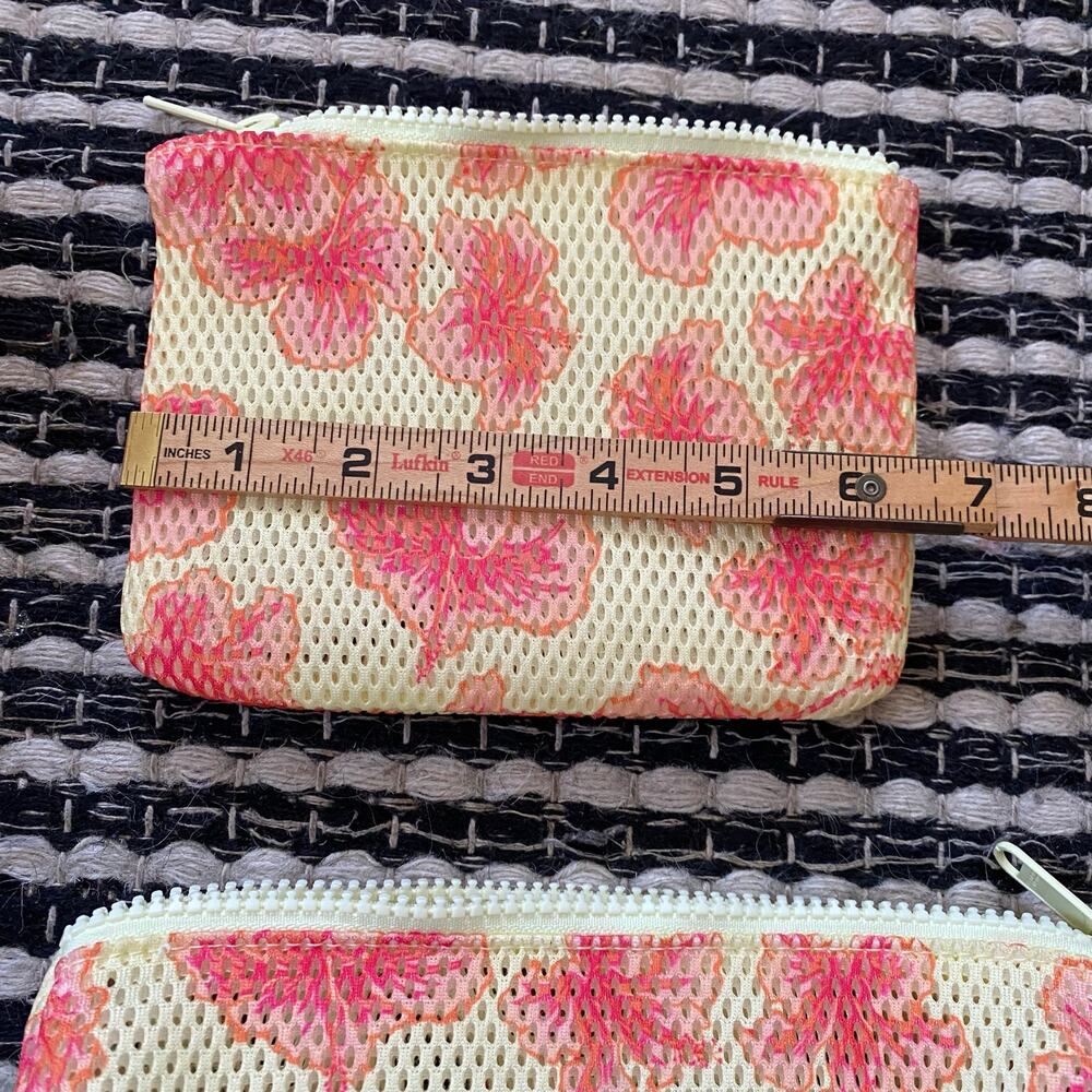 🌿Dagne Dover Hunter Yellow Floral 3 Piece Makeup Toiletry Bags - Picture 16 of 16